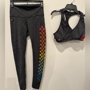 Aviator Nation set leggings/bra